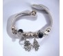 Charismatic Charms Bracelets for Women Pandora Black White Evil Eye Hand Charm Bracelet for Girls