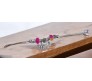 Charismatic Charms Bracelets for Women Pandora Pink Yellow Butterfly Charm Bracelet for Girls