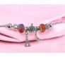 Charismatic Charms Bracelets for Women Pandora Purple Orange Eiffel Tower Charm Bracelet for Girls