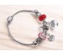 Charismatic Charms Bracelets for Women Pandora Red Pink Tree of Life Charm Bracelet for Girls