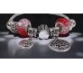 Charismatic Charms Bracelets for Women Pandora Red Pink Tree of Life Charm Bracelet for Girls