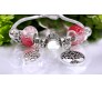 Charismatic Charms Bracelets for Women Pandora Red Pink Tree of Life Charm Bracelet for Girls