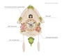 Big Size Cuckoo Bird Coming Out Wall Clock - Cuchoo Kuku Bird Alarm Bell Music Clock for Living and Kids Room Home