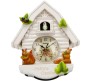 42 cm Cuckoo Bird Coming Out Wall Clock - Cuchoo Kuku Bird Alarm Bell Music Clock for Living and Kids Room Home