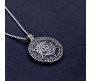 Symbol Supernatural Locket Protection Talisman Star Hexagram Pentagram Stainless Steel Black Pendant Chain for Men