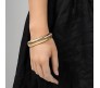 Fashion Bracelet Stretch Adjustable Gold Big Bracelet Ribbed Cuff Bracelet Wide Open Bangle Stretchable Bendable Cobra Jewellery For Womens