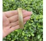 Fashion Bracelet Stretch Adjustable Gold Big Bracelet Ribbed Cuff Bracelet Wide Open Bangle Stretchable Bendable Cobra Jewellery For Womens
