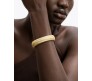 Fashion Bracelet Stretch Adjustable Gold Big Bracelet Ribbed Cuff Bracelet Wide Open Bangle Stretchable Bendable Cobra Jewellery For Womens
