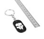 Game Call of Duty Dog Tag Ghost DogTag Gaming Metal Keychain Key Chain for Car Bike Men Women Key Ring