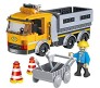 263pcs Truck Road Repairing Construction Crew Building Blocks Lego Compatible Set for Boys and Girls