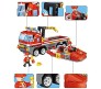 354 Pcs Fire Fighter Engine Truck with Fire Boat Building Block Set Lego Compatile for Boys and Girls