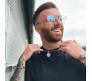 3D Cross Compass Pendant For Men Round Silver Chain Necklace Chain Punk Hip Hop Biker Traveller For Men Boys Men's Jewellery Accessories D3
