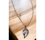 3D Couple Heart Pendant For Lovers Silver Necklace for Couple Matching Locket for Valentine Anniversary Men and Women