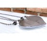 3D Couple Heart Pendant For Lovers Silver Necklace for Couple Matching Locket for Valentine Anniversary Men and Women