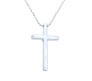 Lord Jesus Cross Silver Stainless Steel Pendant Necklace Chain Crusifix For Men And Women