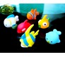 Aquatic Cute Animals Chu Chu Squeeze Toy 6 PC Set Silly Squeezing & Squawking 5cm Approx Baby Floating Bath Toy For Infants Newborns Kids, Multicolor