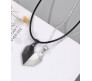 Couple Heart Pendant For Lovers Necklace for Couple Matching Locket Magnet DBS