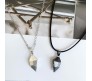 Couple Heart Pendant For Lovers Necklace for Couple Matching Locket Magnet DBS