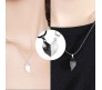 Couple Heart Pendant For Lovers Necklace for Couple Matching Locket Magnet DBS