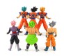 Anime Dragon Z Ball Super Saiyan 1 2 Ultra Instinct Broly Goku Black Zamasu Set of 6 Action Figure Goku DBZ 18 CM Figurine Manga Collectible Model Toy