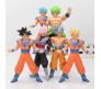 Anime Dragon Z Ball Super Saiyan 1 2 Ultra Instinct Broly Goku Black Zamasu Set of 6 Action Figure Goku DBZ 18 CM Figurine Manga Collectible Model Toy