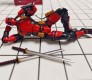 18cm Deadpool Action Figure with Accessories Movable Arm & Leg Joints Super Hero Ideal Collectible Gift Figurine for Deadpool Fans