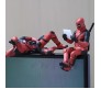 Deadpool Action Figure Miniature Statue 3 Pcs Set Toy - Deadpool Car Decor & Dashboard Accessories Figures Gifts for Fans D2