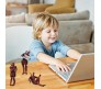 Deadpool Action Figure Miniature Statue 3 Pcs Set Toy - Deadpool Car Decor & Dashboard Accessories Figures Gifts for Fans
