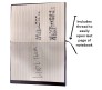Death Note Anime Cosplay Notebook Accurate Notebook with Bookmark and Free Feather Pen