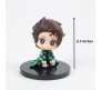 Demon Slayer Action Figure Set of 5 Size 5CM Miniature Toy for Car Dashboard, Decoration, Cake Topper, Office Desk & Study Table Multicolor