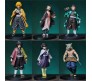 Anime Demon Slayer Action Figure Set of 6 Size 16CM Toy for Decoration, Car Dashboard , Cake Topper, Office Desk & Study Table Collector Figures Multicolor