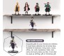 Demon Slayer Action Figure Set of 6 Size 16CM Toy for Car Dashboard, Decoration, Cake Topper, Office Desk & Study Table Multicolor