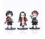 Demon Slayer Action Figure Set of 6 Size 7-8CM Toy for Car Dashboard, Decoration, Cake Topper, Office Desk & Study Table Multicolor