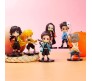 Demon Slayer Action Figure Set of 6 Size 7-8CM Toy for Car Dashboard, Decoration, Cake Topper, Office Desk & Study Table Multicolor