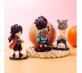 Demon Slayer Action Figure Set of 6 Size 7-8CM Toy for Car Dashboard, Decoration, Cake Topper, Office Desk & Study Table Multicolor