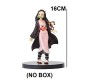 Demon Slayer Nezuko Kamado Kimetsu No Yaiba Action Figure Height 16.2 cm for Car Dashboard, Decoration, Cake, Office Desk & Study Table Toy Multicolor