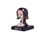 Demon Slayer Nezuko Bobble Head for Car Dashboard with Mobile Holder Action Figure Toys Collectible Bobble Showpiece For Office Desk Table Top Toy For Kids and Adults Multicolor