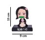 Demon Slayer Nezuko Bobble Head for Car Dashboard with Mobile Holder Action Figure Toys Collectible Bobble Showpiece For Office Desk Table Top Toy For Kids and Adults Multicolor