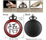 Anime Demon Slayer Pocket Watch Antique Vintage Classic Retro Metal Keychain Key Chain for Car Bikes Key Ring