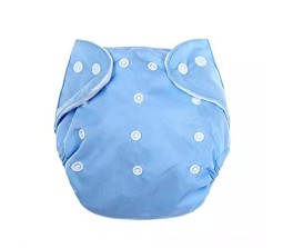 Reusable Cotton Cloth Diapers with Comes with Quick Dry Pads Side Leakage Proof Washable High Absorbent Rash Free Freesize for Baby 0-3 Yrs Stay Dry & Lasts up to 3Hrs 3DB