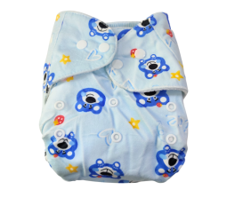 Reusable Cotton Cloth Diapers with Comes with Quick Dry Pads Side Leakage Proof Washable High Absorbent Rash Free Freesize for Baby 0-3 Yrs Stay Dry & Lasts up to 3Hrs D6