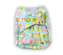 Reusable Cotton Cloth Diapers with Comes with Quick Dry Pads Side Leakage Proof Washable High Absorbent Rash Free Freesize for Baby 0-3 Yrs Stay Dry & Lasts up to 3Hrs D3
