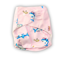 Reusable Cotton Cloth Diapers with Comes with Quick Dry Pads Side Leakage Proof Washable High Absorbent Rash Free Freesize for Baby 0-3 Yrs Stay Dry & Lasts up to 3Hrs D2