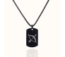 Lord Ram Ji Locket Pendant Black Stainless Steel Necklace Chain Micro-carved for Boys and Men