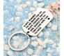 Motivational Safety Always Remember Dog Tag Military Style Inspirational Love Gift Keychain for Boys and Men, an ideal motivational gift and inspiration gift.