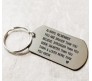 Motivational Safety Always Remember Dog Tag Military Style Inspirational Love Gift Keychain for Boys and Men, an ideal motivational gift and inspiration gift.