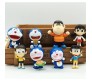 Set of 8 Doraemon Action Figure Set Or Cake Topper Decoration Merchandise Showpiece to Keep in Office Desk Table Gift Toys