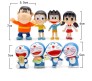 Set of 8 Doraemon Action Figure Set Or Cake Topper Decoration Merchandise Showpiece to Keep in Office Desk Table Gift Toys