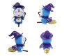 Set of 6 Doraemon Action Figure Set Cake Topper Showpiece Table Gift Toy