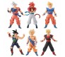 Anime Dragon Z Ball Super Saiyan Set of 6 Action Figure Goku DBZ 19 CM Figurine Manga Collectible Model Toy